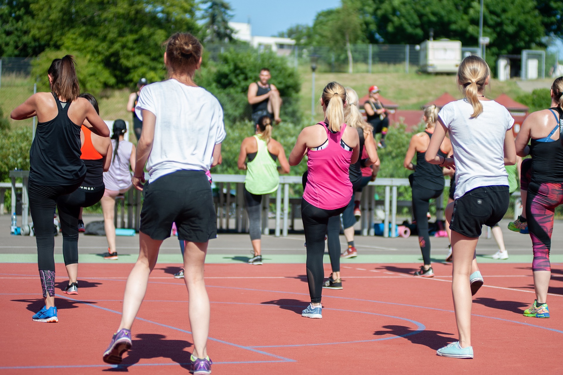 Människor som gör Zumba
